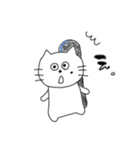 スケボーにのったねこスタンプ（個別スタンプ：13）