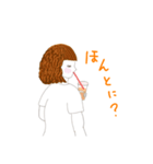 タピオカ女子とイチゴフレーバー（個別スタンプ：4）