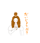 タピオカ女子とイチゴフレーバー（個別スタンプ：6）