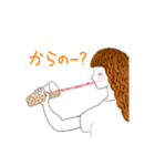 タピオカ女子とイチゴフレーバー（個別スタンプ：8）