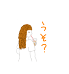 タピオカ女子とイチゴフレーバー（個別スタンプ：13）
