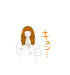 タピオカ女子とイチゴフレーバー（個別スタンプ：14）