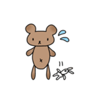 くまとうさぎのぬいぐるみ（個別スタンプ：9）