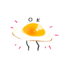 きもちを伝える目玉焼き（個別スタンプ：3）