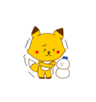 赤いほっぺのキタキツネくん（個別スタンプ：32）