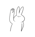 会話に使えるうさぎ（個別スタンプ：1）