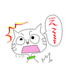 しろネコ 劇場（個別スタンプ：23）