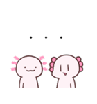 ウーパーとウーパーのような何か（個別スタンプ：7）