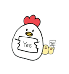 にわとり親子の日常（個別スタンプ：7）