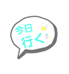 今日の、心の声〜（個別スタンプ：4）