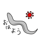 線虫（C. elegans）のスタンプ（個別スタンプ：7）