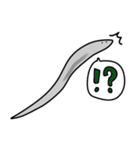 線虫（C. elegans）のスタンプ（個別スタンプ：40）