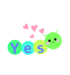 気持ちを伝える いもむしくん（個別スタンプ：11）