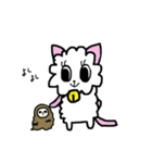ふくろう ねこ（個別スタンプ：8）