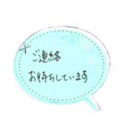 美容師さんからお客様への手書きメッセージ（個別スタンプ：4）
