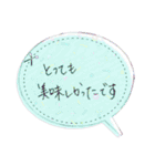 美容師さんからお客様への手書きメッセージ（個別スタンプ：31）