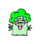 ブロッコリーヴロッコリ。①セリフなしver.（個別スタンプ：1）