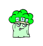 ブロッコリーヴロッコリ。①セリフなしver.（個別スタンプ：5）