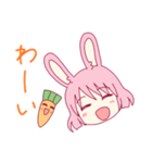 うさぎちゃんと人参(？)（個別スタンプ：37）