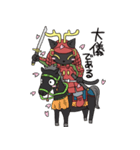 黒猫武士2（個別スタンプ：22）