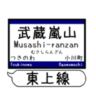 東上線 越生線 駅名シンプル＆気軽＆いつでも（個別スタンプ：12）