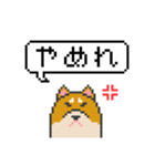 ドット絵！北海道弁の柴犬（個別スタンプ：25）