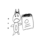 なにこれ (￣▽￣)（個別スタンプ：7）