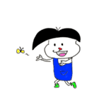 青い坊や（個別スタンプ：7）