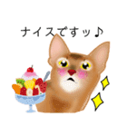 アビにゃん 夏ver.（個別スタンプ：15）