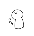 謎の白いヤツが現れた2（個別スタンプ：3）
