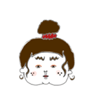 クセの強い女の子（個別スタンプ：4）