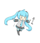 ねこみんの初音ミクスタンプ（個別スタンプ：5）