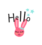 毎日使える！昭和のりぼんbunny♡（個別スタンプ：7）