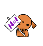 ウチのMダックス♪（個別スタンプ：11）