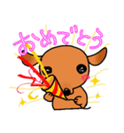 ウチのMダックス♪（個別スタンプ：27）