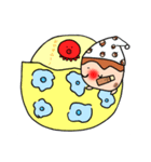 たこやきくん。☆☆☆（個別スタンプ：2）