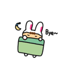 花のウサギです（個別スタンプ：2）