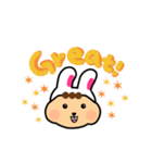花のウサギです（個別スタンプ：4）
