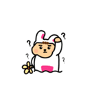 花のウサギです（個別スタンプ：12）
