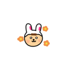 花のウサギです（個別スタンプ：17）