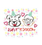 ぴんちゃんのつぶやき(駄洒落編)（個別スタンプ：1）