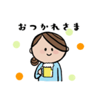 可愛いすぎない大人女子の敬語や挨拶（個別スタンプ：4）