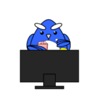 ルリビタキちゃん 休日向け（個別スタンプ：5）