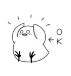 虚無虚無ひよこ 2（個別スタンプ：3）