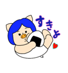 三匹の子むすめとその仲間たち（個別スタンプ：4）