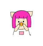 三匹の子むすめとその仲間たち（個別スタンプ：29）