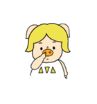 三匹の子むすめとその仲間たち（個別スタンプ：30）