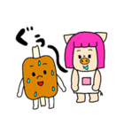 三匹の子むすめとその仲間たち（個別スタンプ：32）