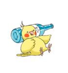 へべれけインコ（個別スタンプ：3）