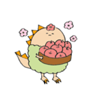 怪獣・くいしんぼう子ちゃん（個別スタンプ：6）